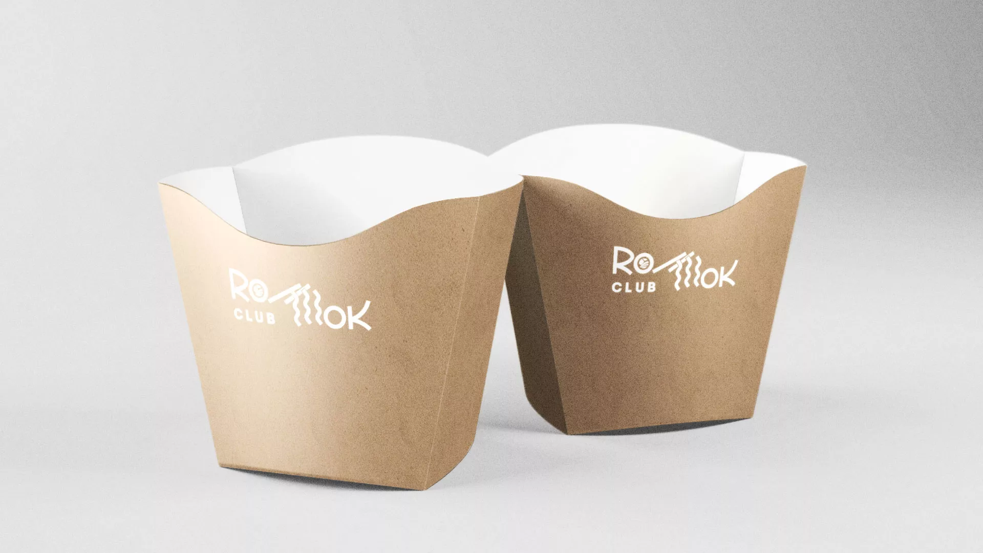 Создание логотипа суши-бара «Roll Wok Club» в Юрюзани