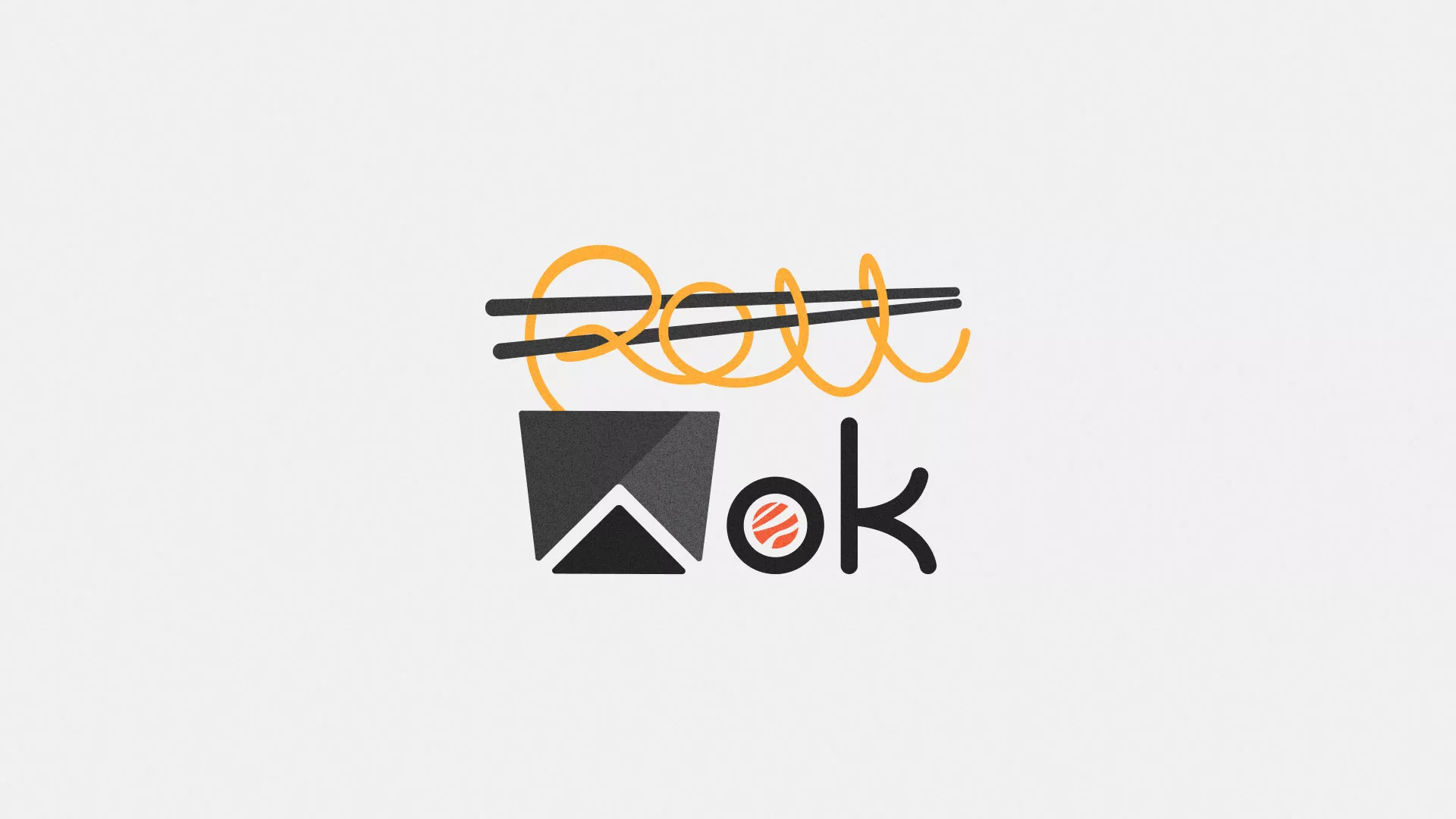 Разработка логотипа в Юрюзани для суши-бара «Roll Wok Club» Разработка логотипа в Юрюзани для суши-бара «Roll Wok Club»